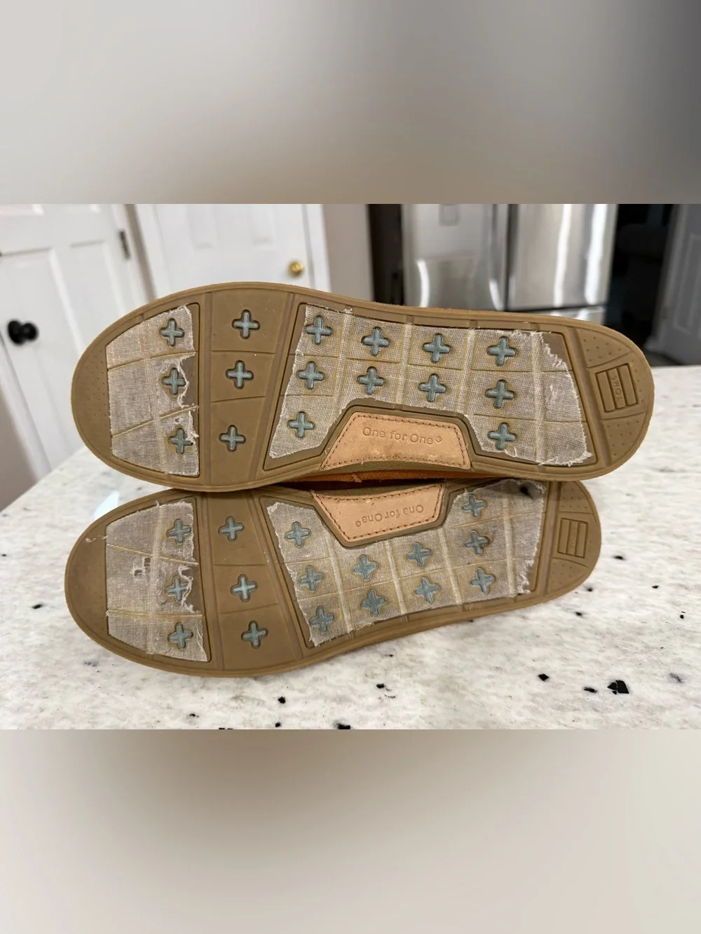 TOMS Women’s “Nepal” Moccasin Boot with Chevron Trim